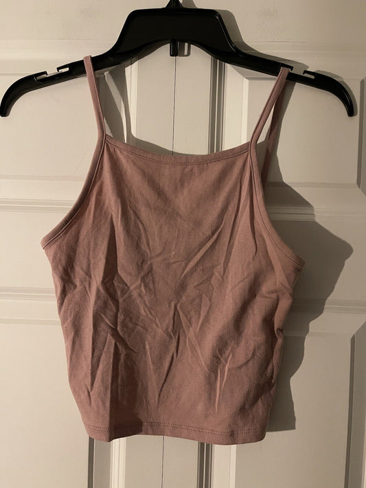 Brandy Melville one size crop tank rose nwt