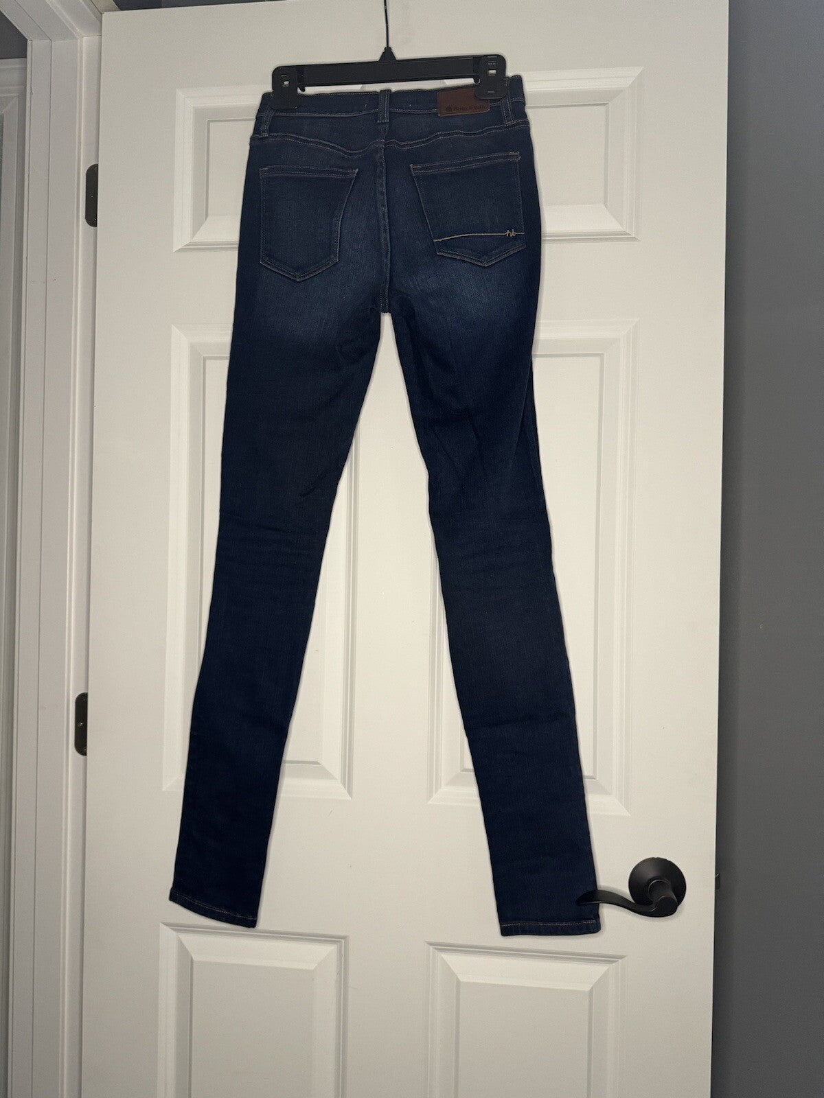 Henry And Belle High Waisted Super Skinny Jeans Size 26 Dark Wash 