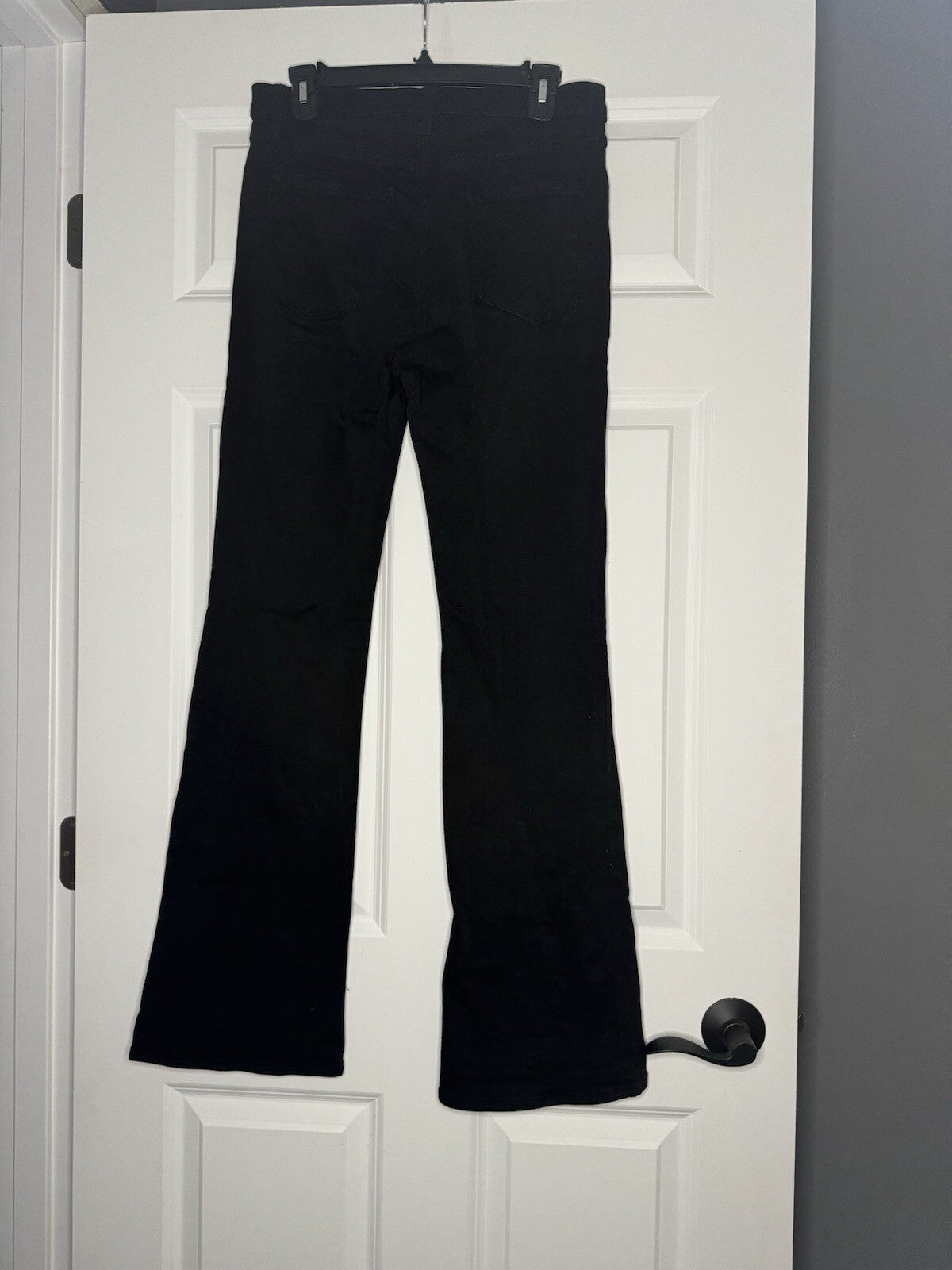 Just Black Denim Jeans Flare Size 30 Black 