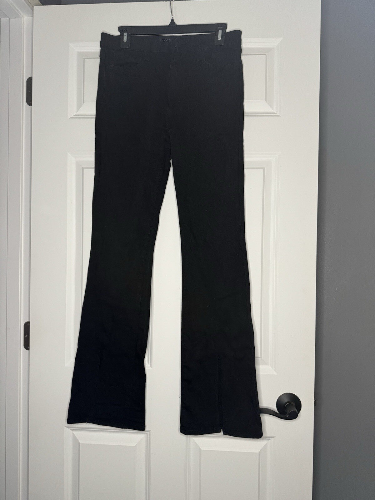 Just Black Denim Jeans Flare Size 30 Black 