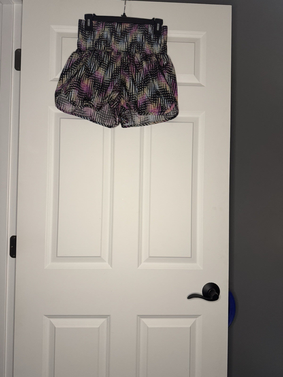 Free People Movement Lined Shorts Charcoal Blue Green Purple Orange Medium