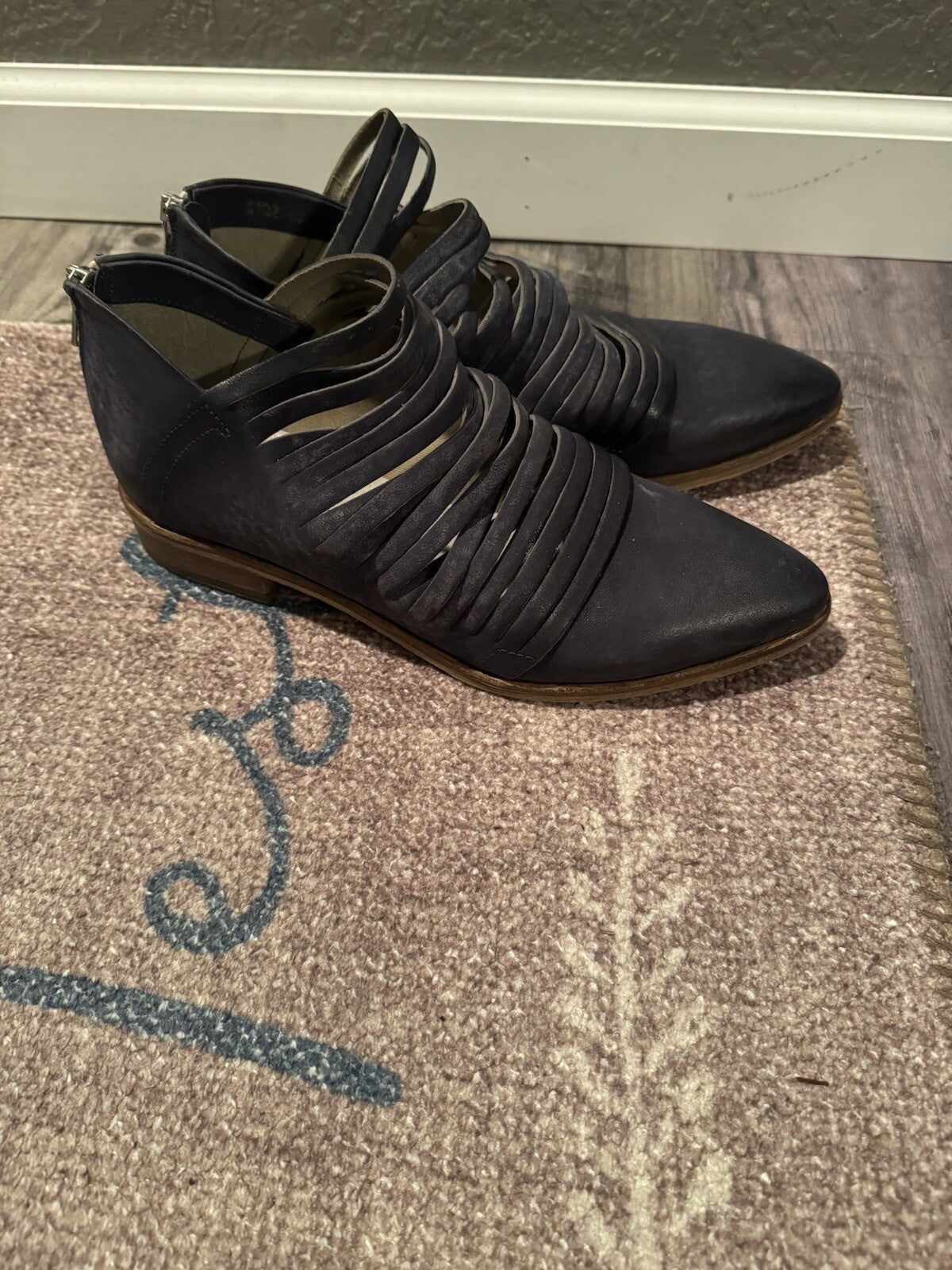 Free People Bootie Charcoal Size 40