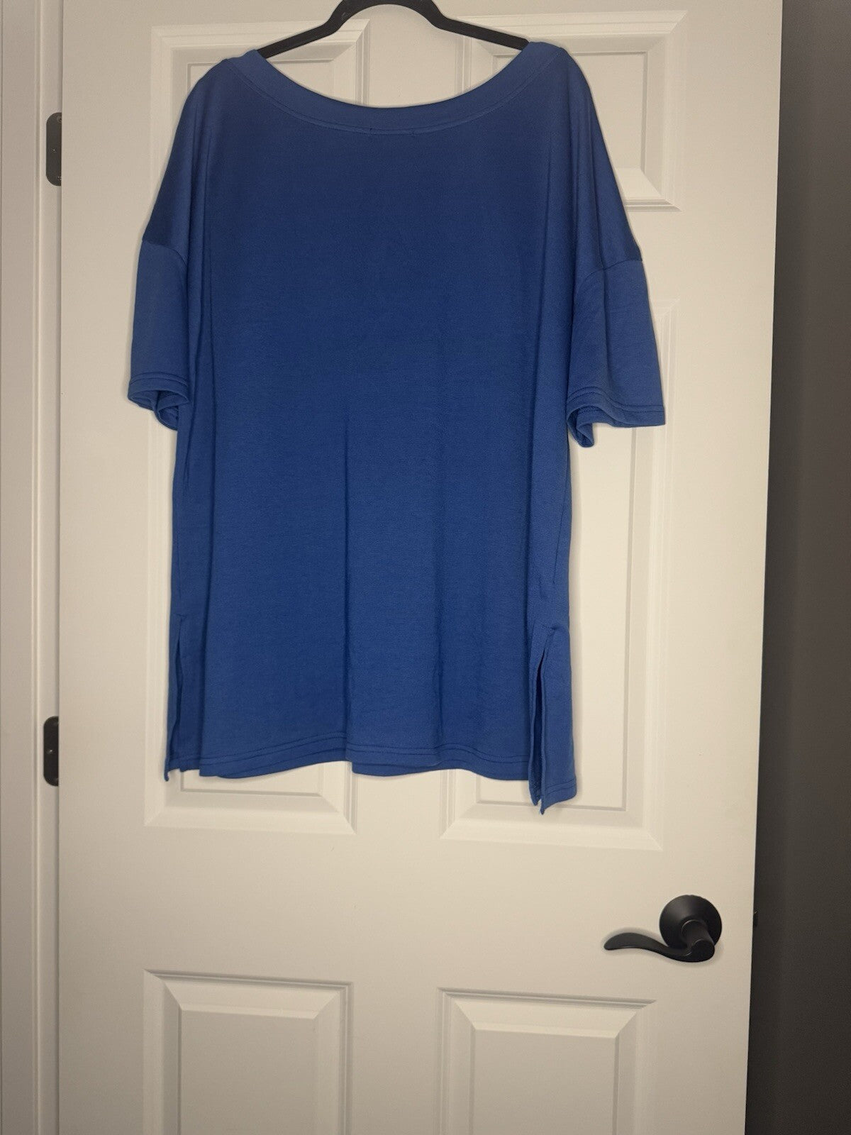 Ekouaer 2 Piece Lounge Set Blue Xxl T Shirt Shorts Nwt 