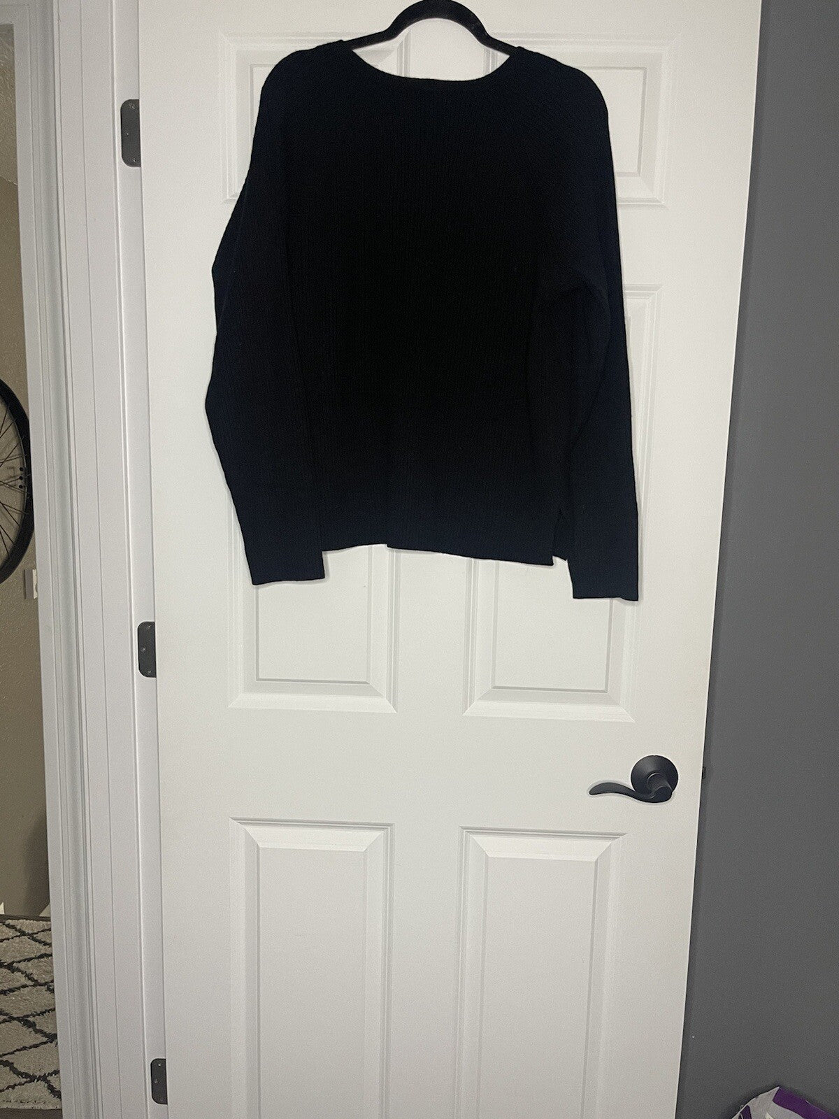 Abercrombie And Fitch Soft Collection Ribbed Sweater Black Xl Nwt