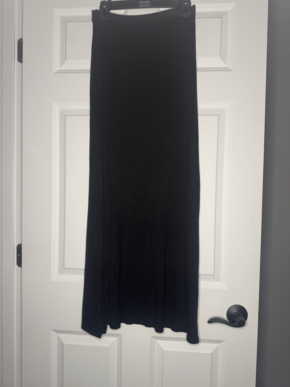 Free People XS Long Maxi Skirt Black 