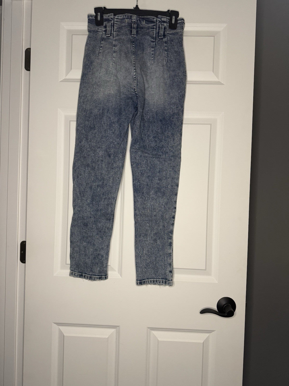 Eunina Tobi Super High Rise Mom Jean Crop 0 Blue 