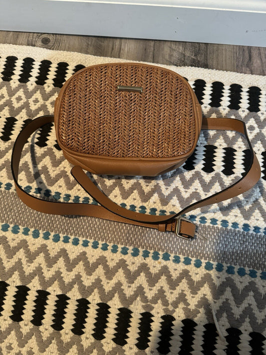 Unbranded Straw Belt Bag Brown Nwt 