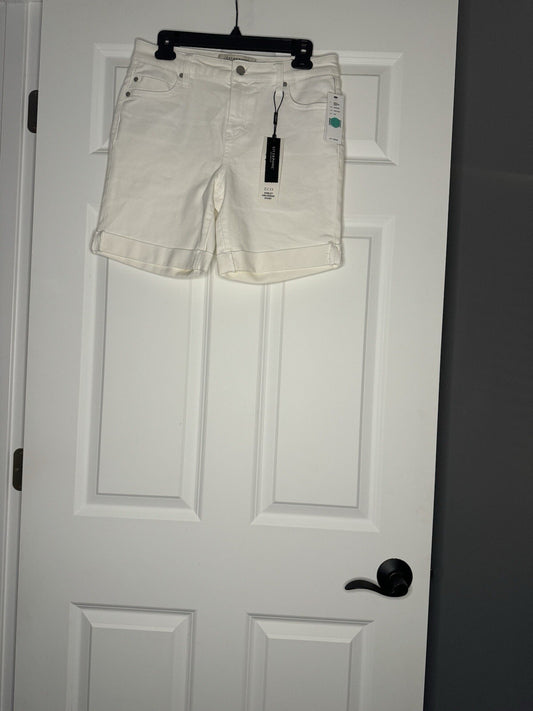 Liverpool Marley Girlfriend Shorts Bone White 6/28 Nwt $79