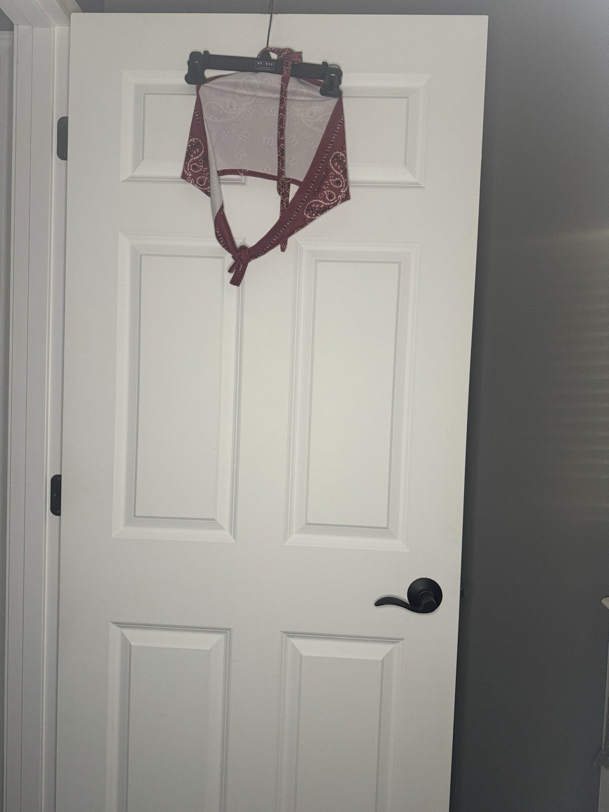 Unbranded Small Halter Crop Top Bandana Print Red 