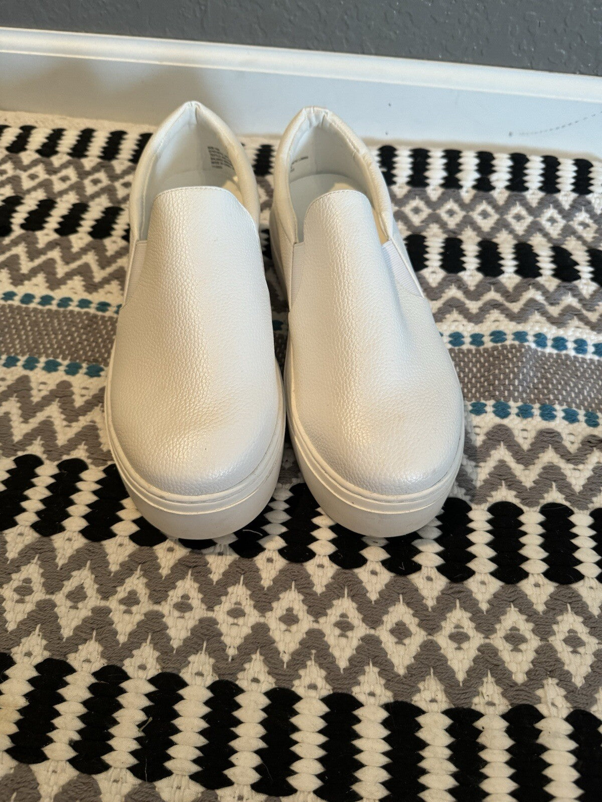 Lane Bryant Platform Loafers Size 10 White Brand New Msrp 79.95
