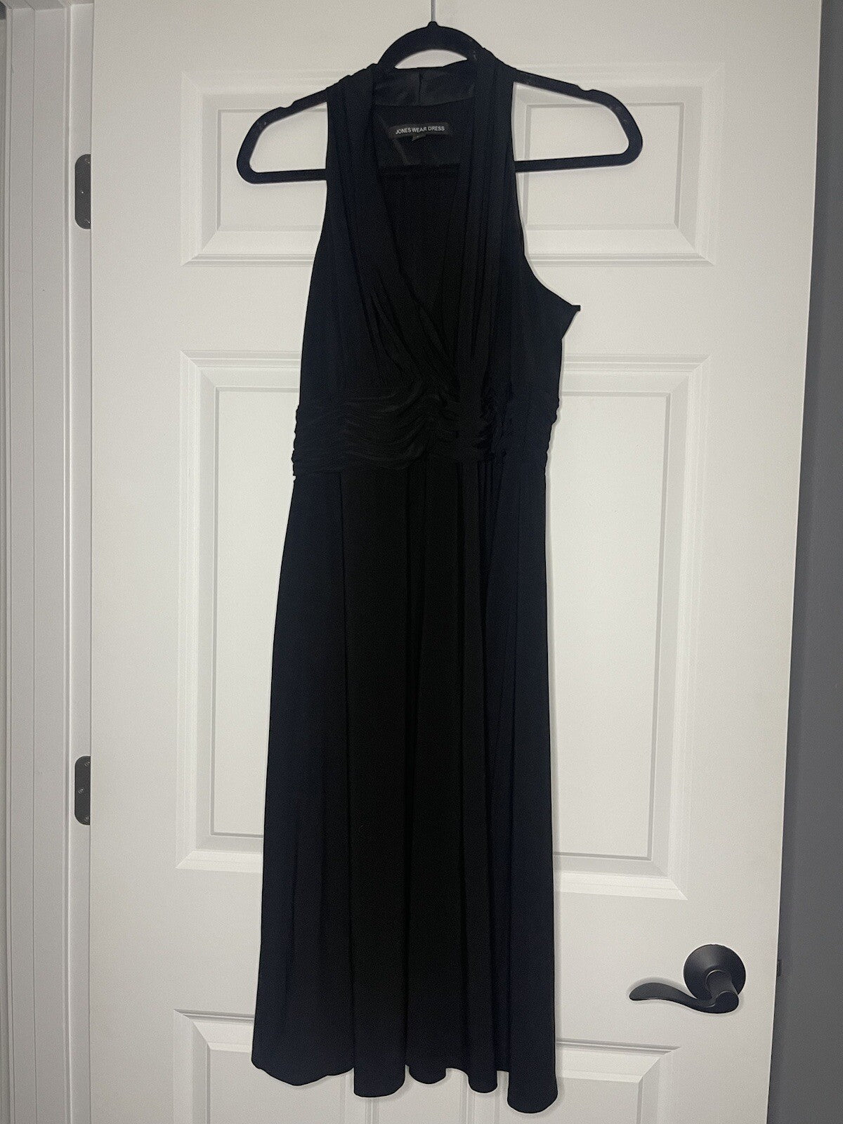Jones Wear Dress Sleeveless Black Size 14