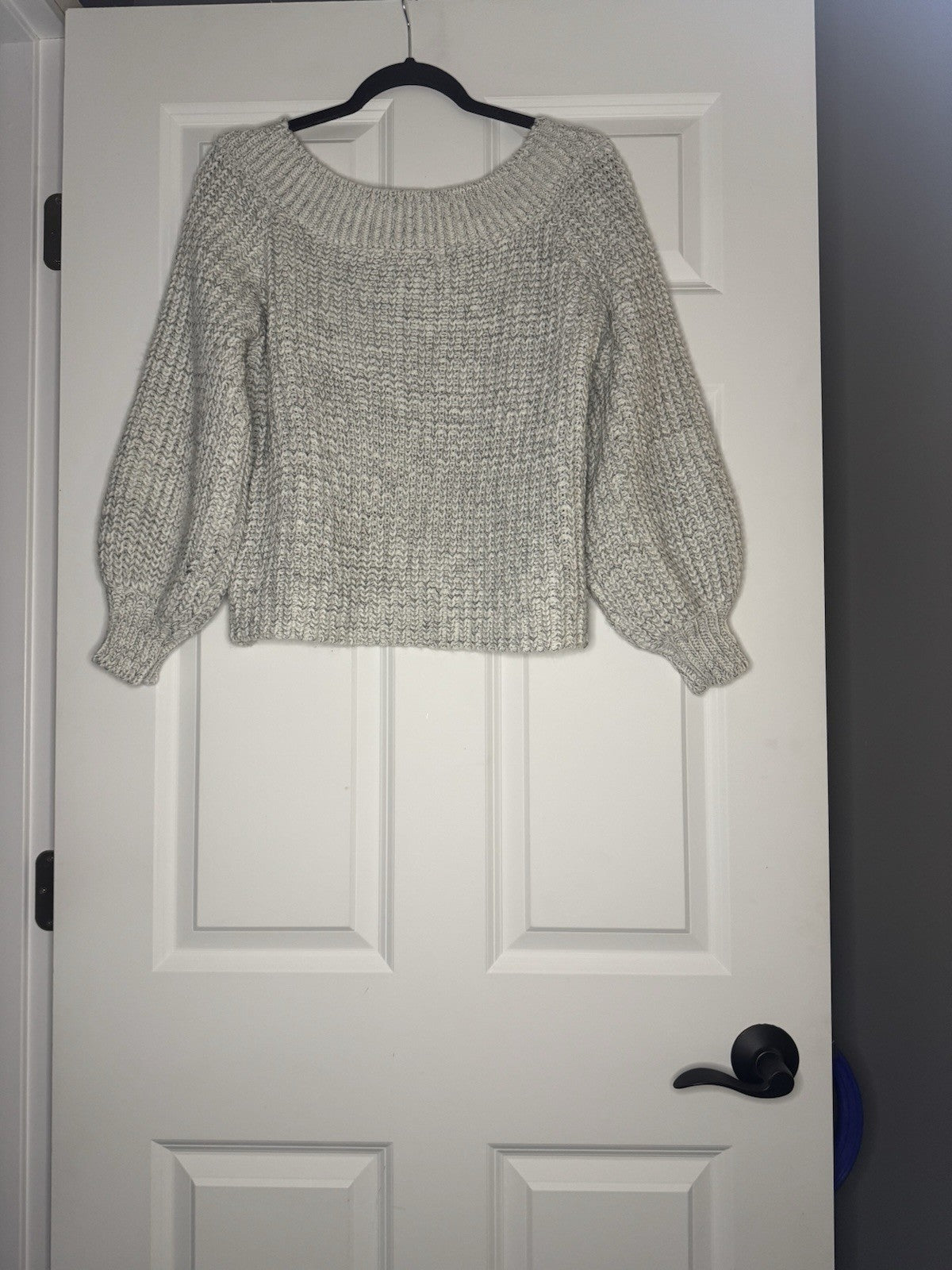 Illa Illa Sweater Small White W Black Mix 