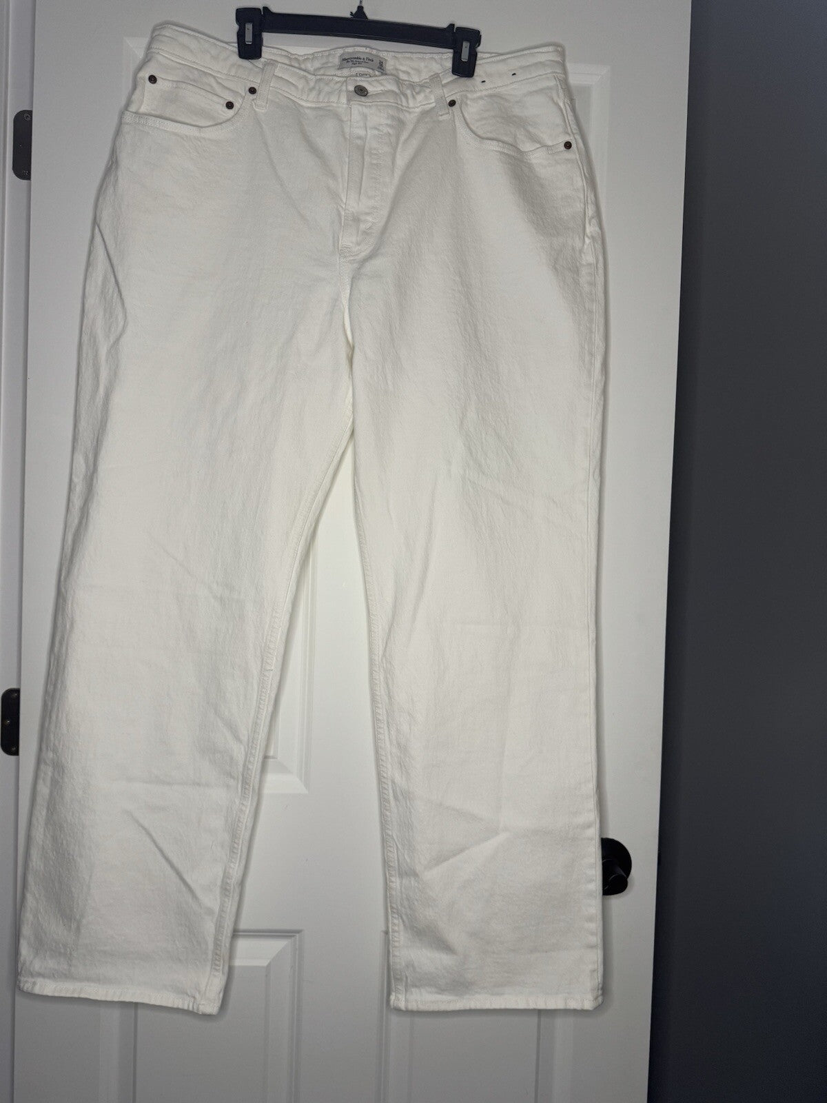 Abercrombie And Fitch Curve Love The 90s Relaxed High Rise Jeans 18 Long Nwt 90 