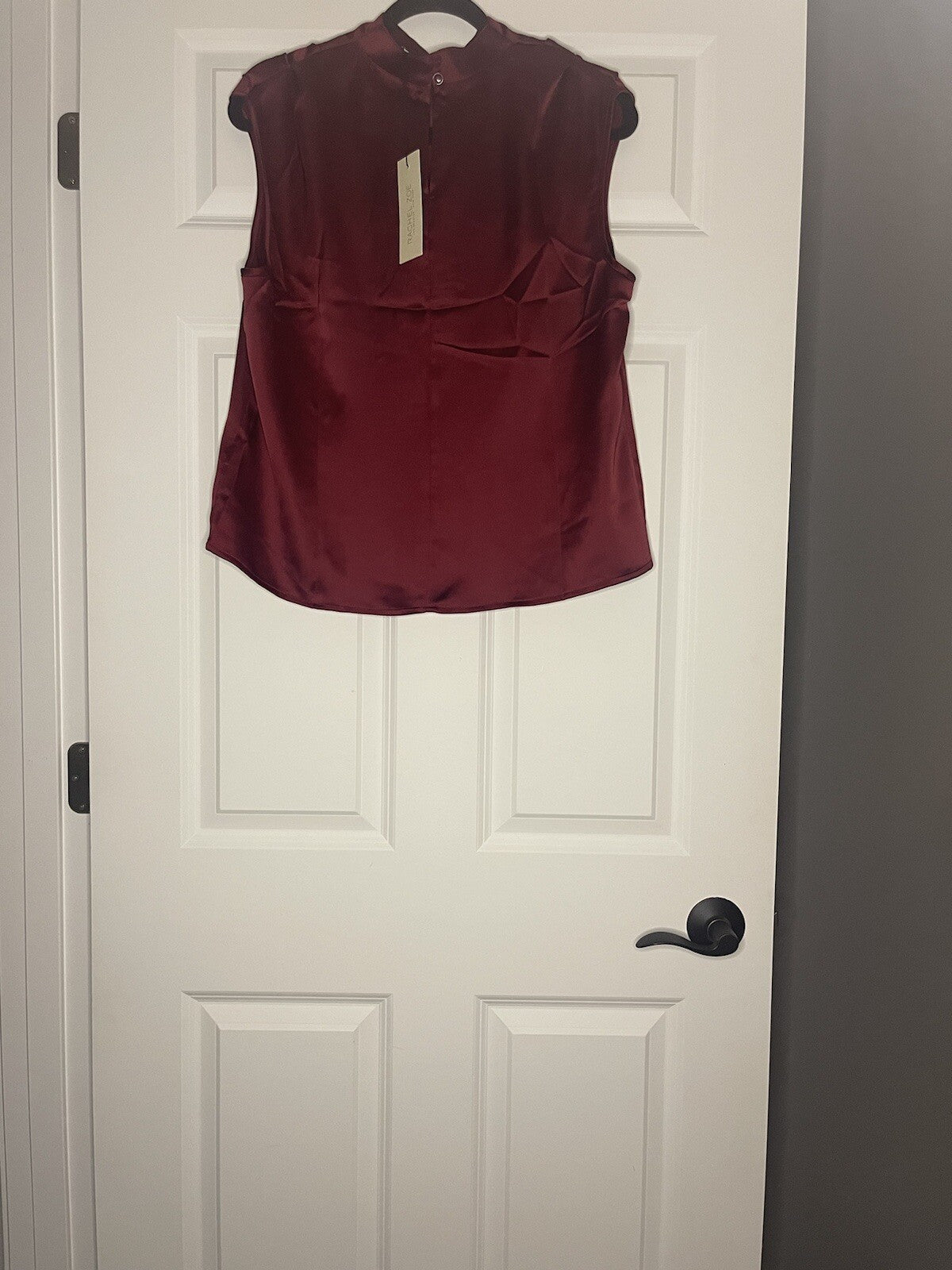 Rachel Zoe Sleeveless Blouse Maroon Xl Nwt