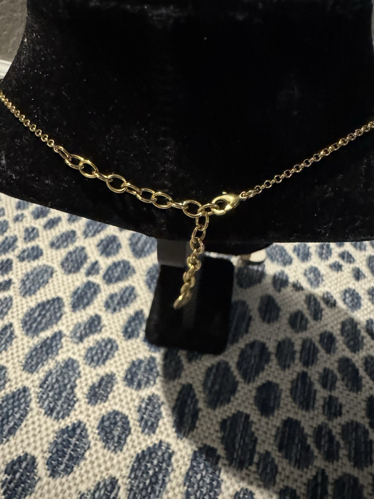 Stella And Dot Long Gold Necklace W Gold White Black Bangle