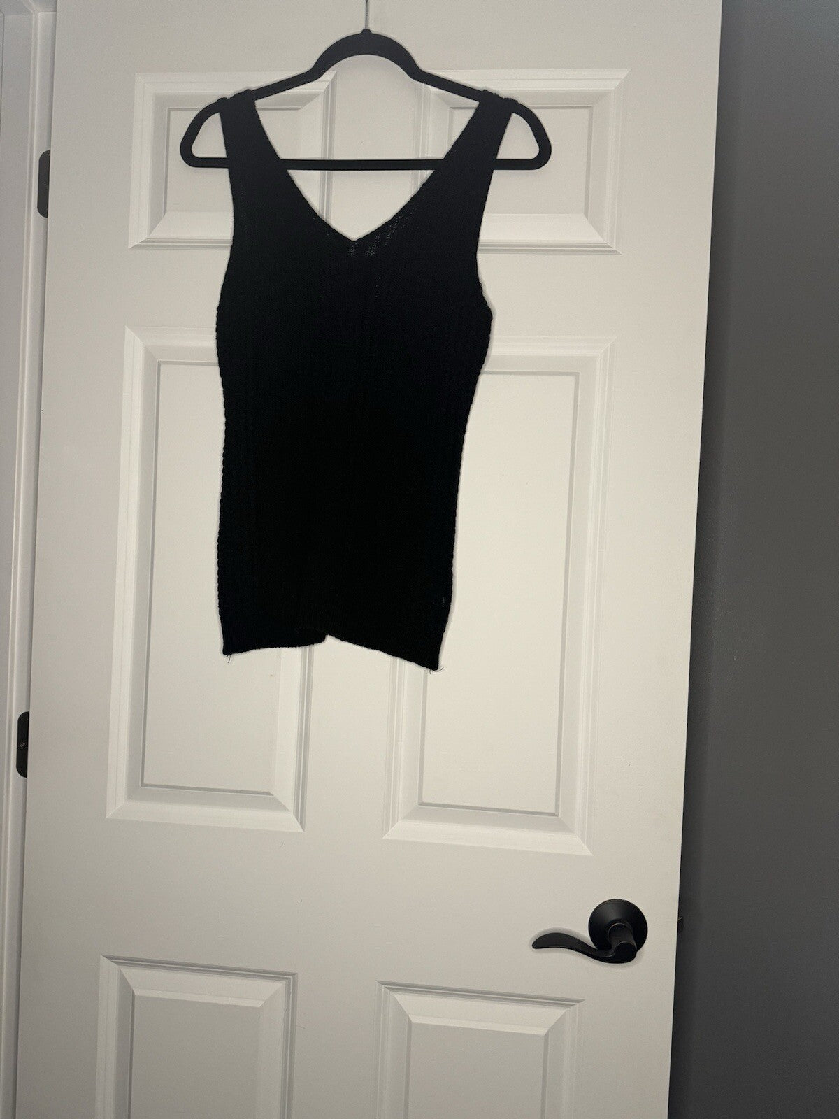 Unbranded Sleeveless Knit Sweater Small Black