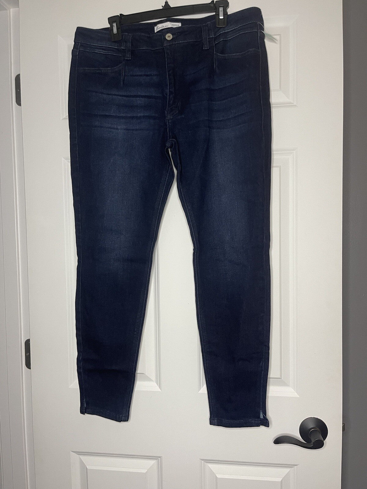Kancan High Rise Skinny Jeans 32x 29 Dark Wash New With Tags