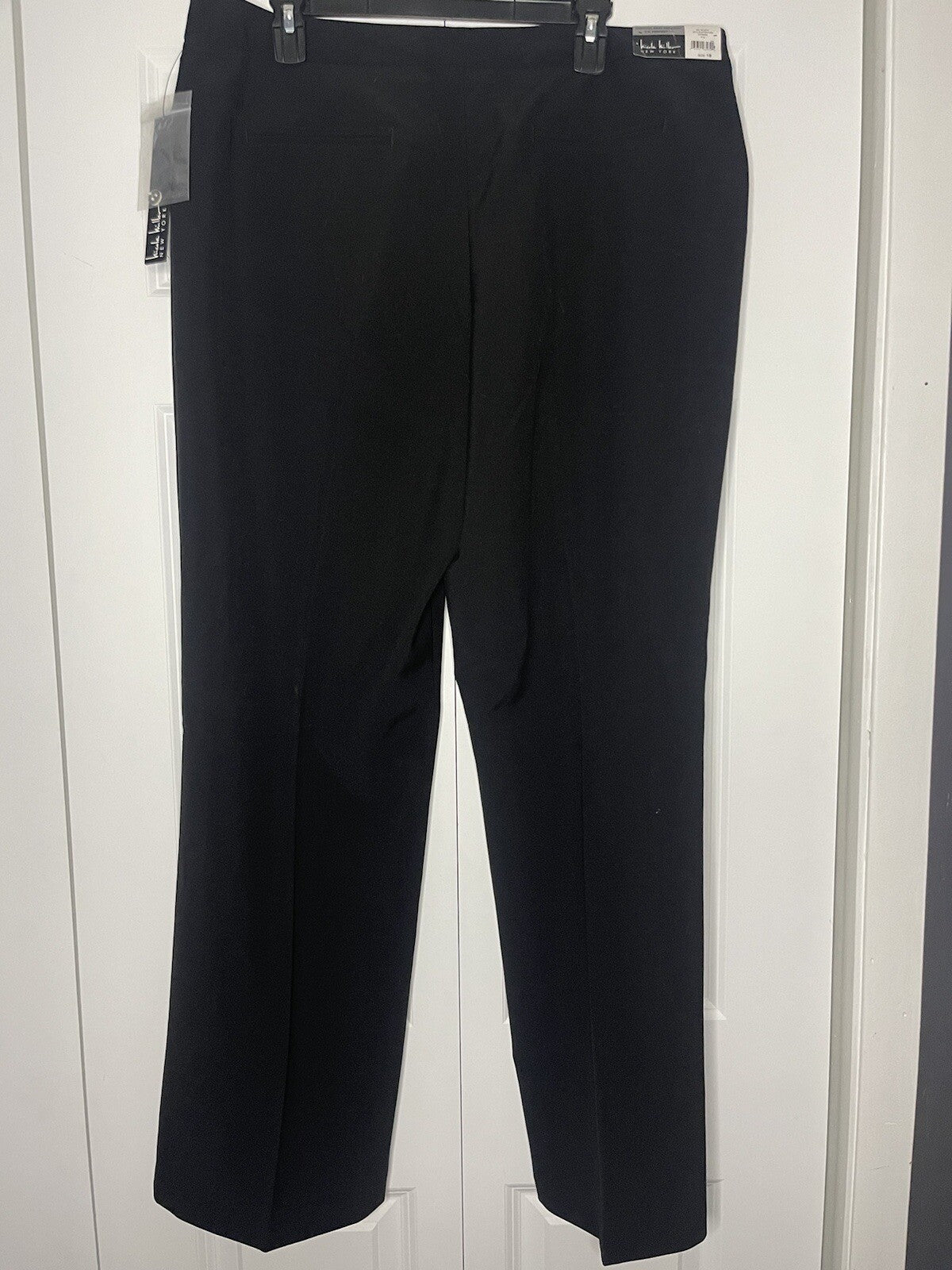Nicole Miller New York size 18 perfect fit slacks black nwt