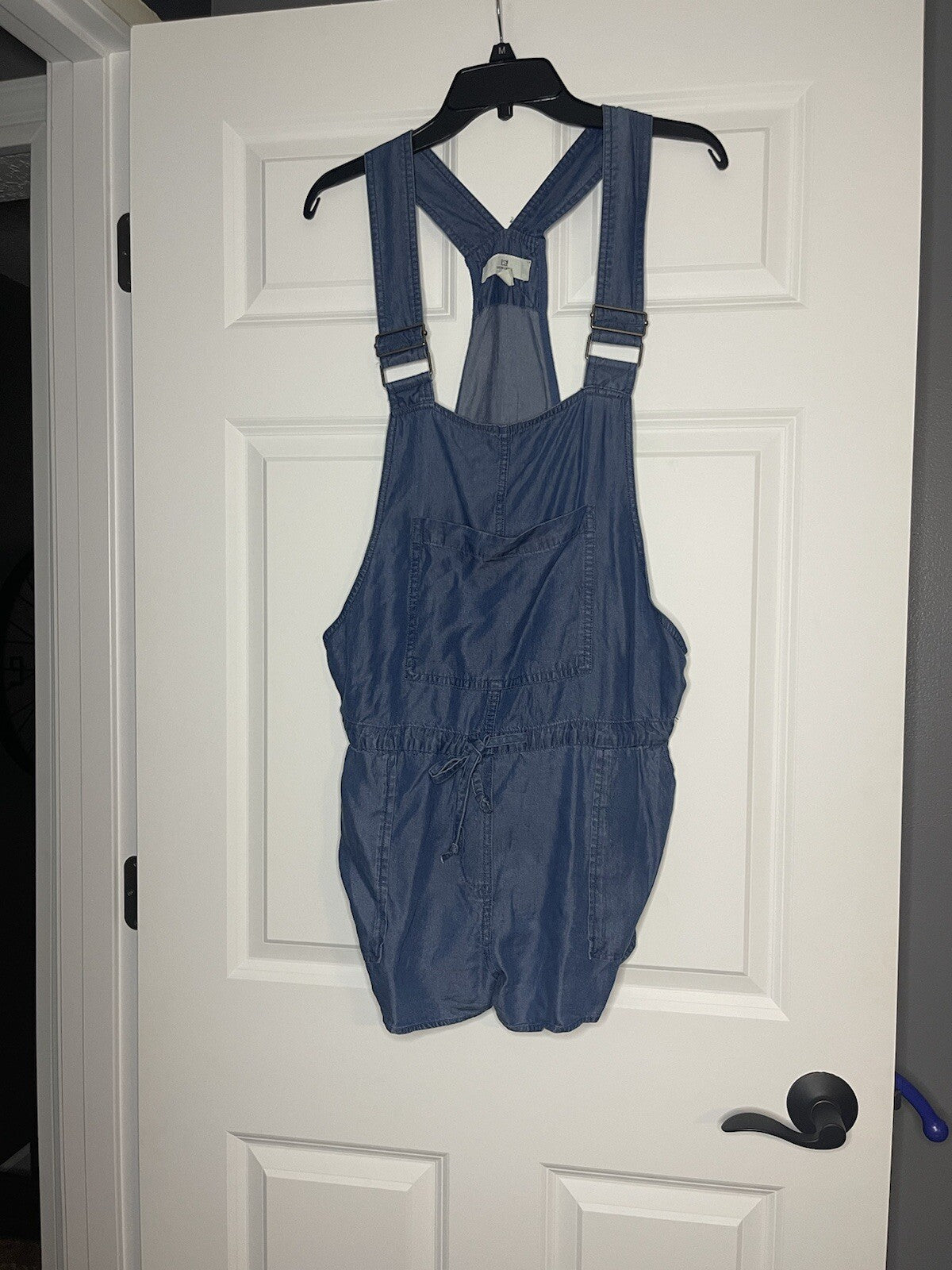 Thread & supply overall shorts medium blue 