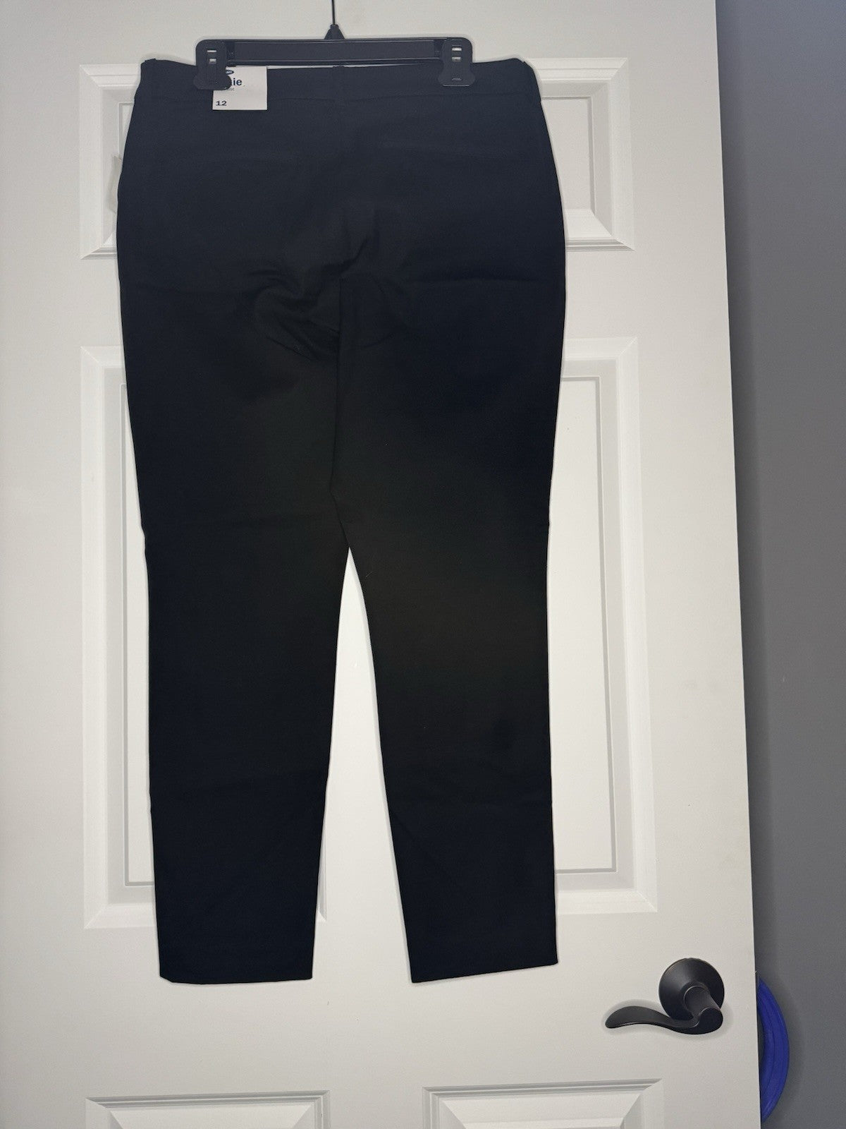 Old Navy Pixie High Rise Never Fade Slacks Size 12 Black Nwt 