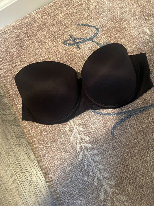 Aerie strapless bra black 38c 