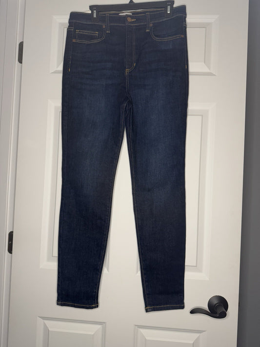 Sneak Peek High Rise Skinny Leg Jeans 13/31 Nwt 54