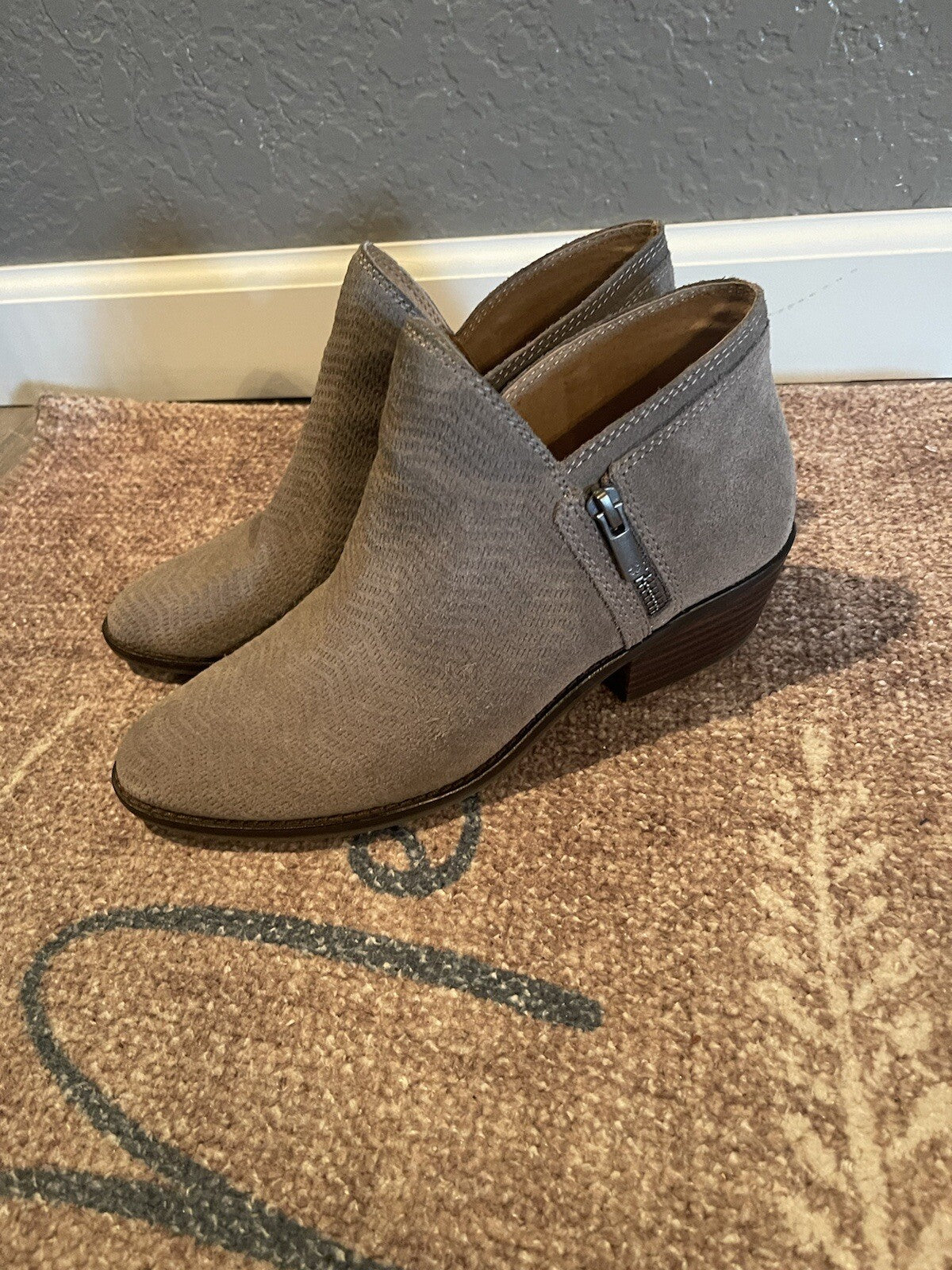 Lucky Brand Gray Booties Size 7.5