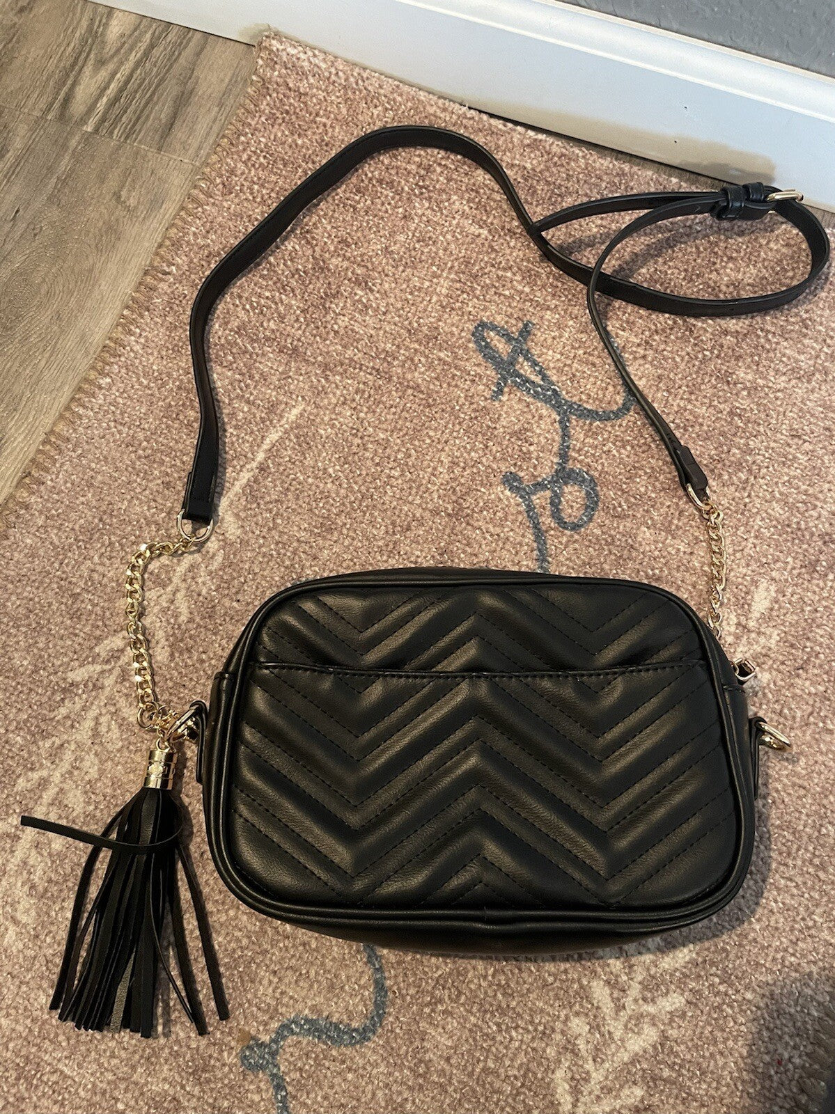 Lola Mae Black Crossbody Purse