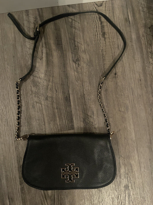 Tory Burch Black Crossbody Clutch In Excellent Condition 