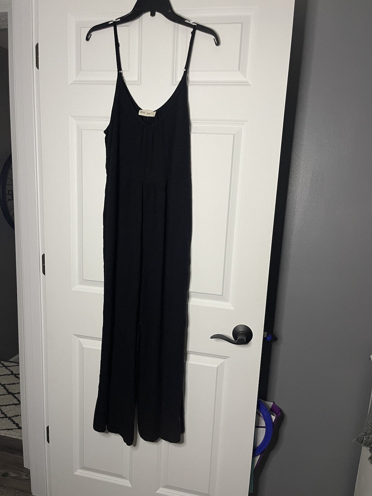 New in harlow linen jumper large black NWT 