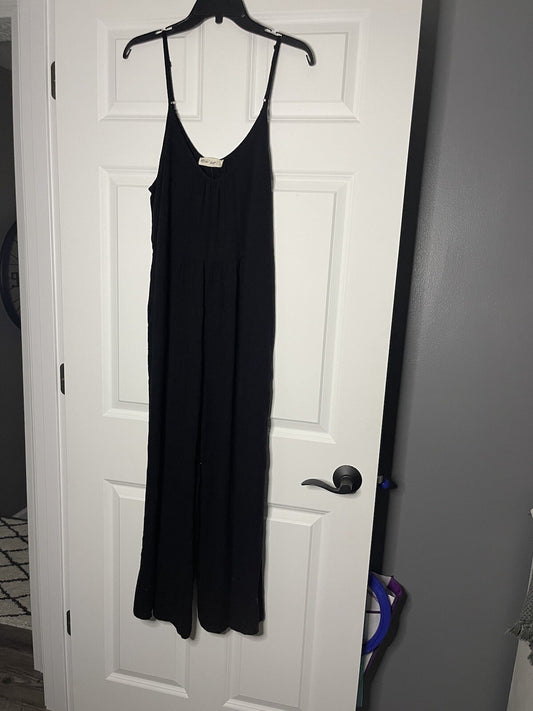 New in harlow linen jumper large black NWT 