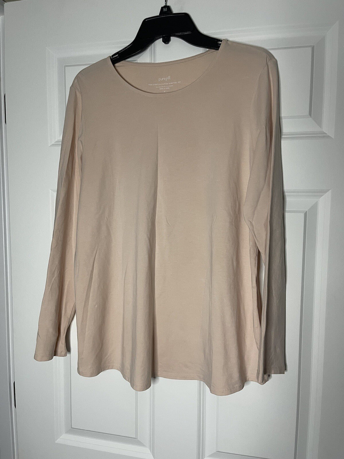 Pure Jill long sleeve blouse mauve medium 