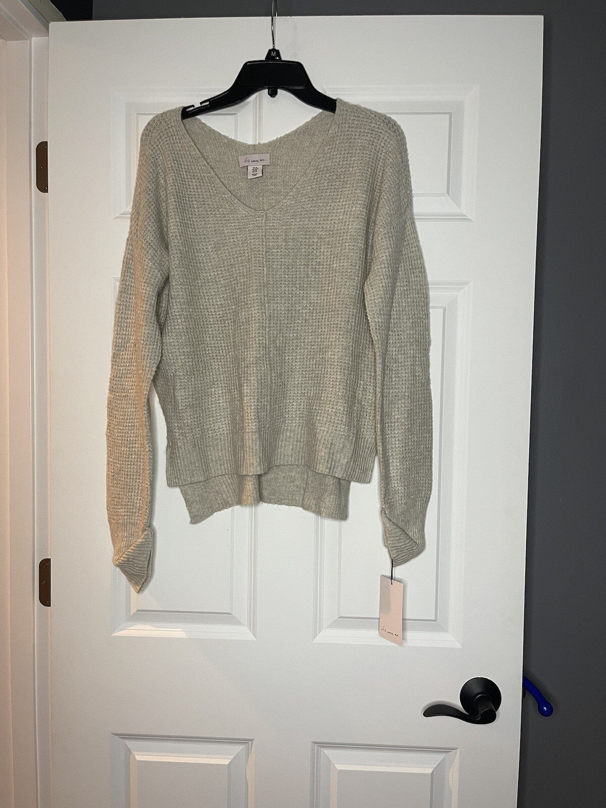 If it were me sweater beige medium NWT 