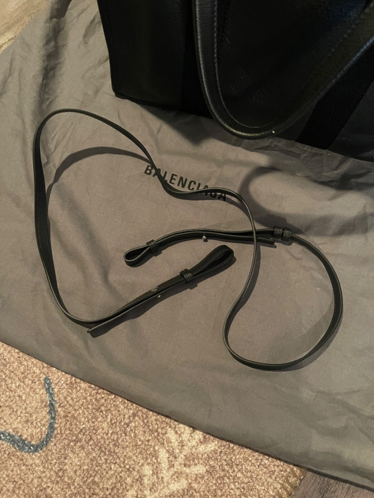 Balenciaga Tote Bag Black With Dust Cover 