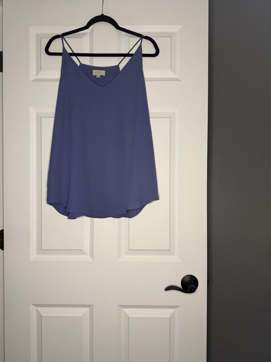 Loft Sleeveless Blouse Lavender Large Nwt 
