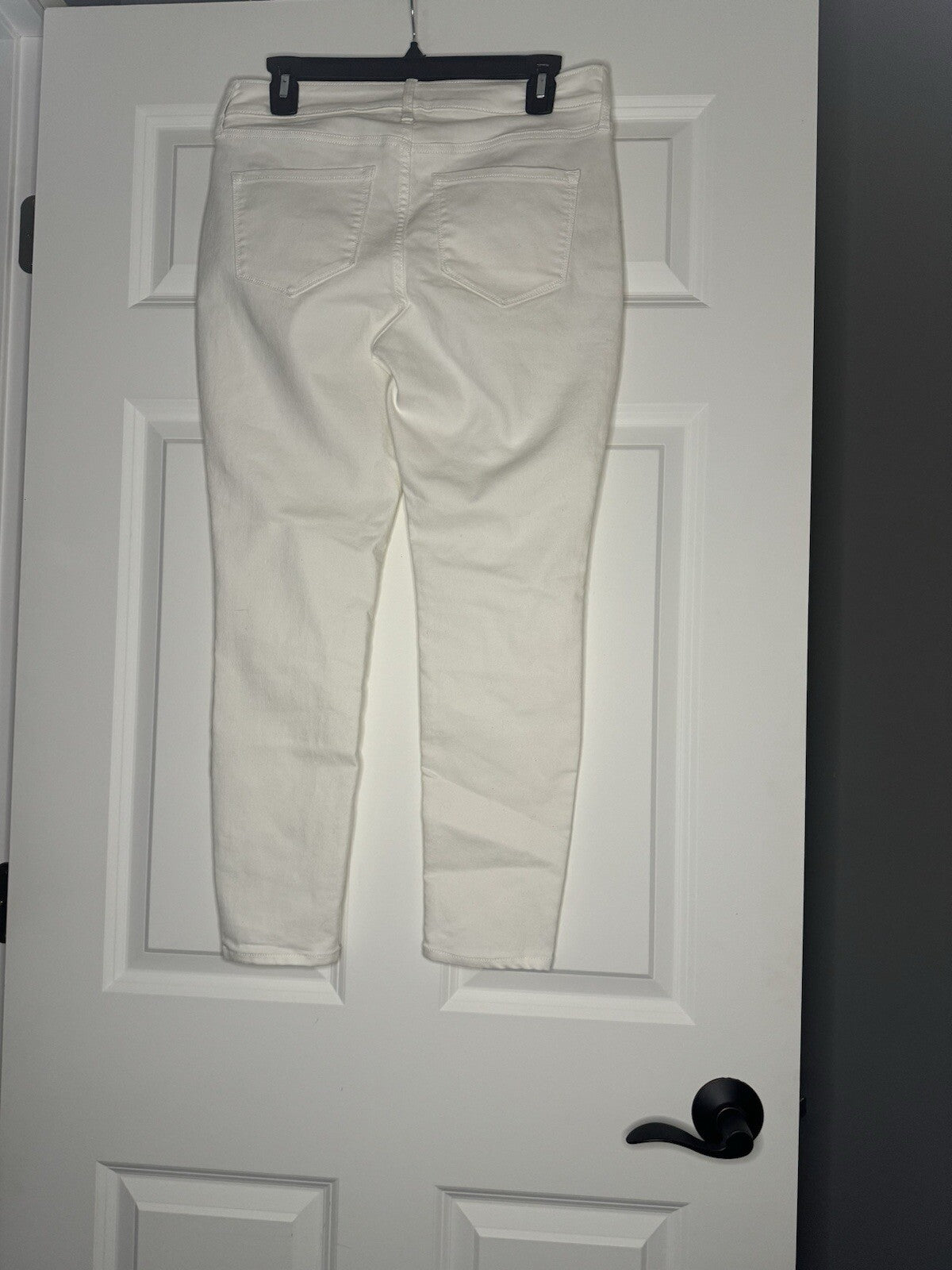 Old Navy Super Skinny Ankle Mid Rise Jean 6 Petite White Nwt 