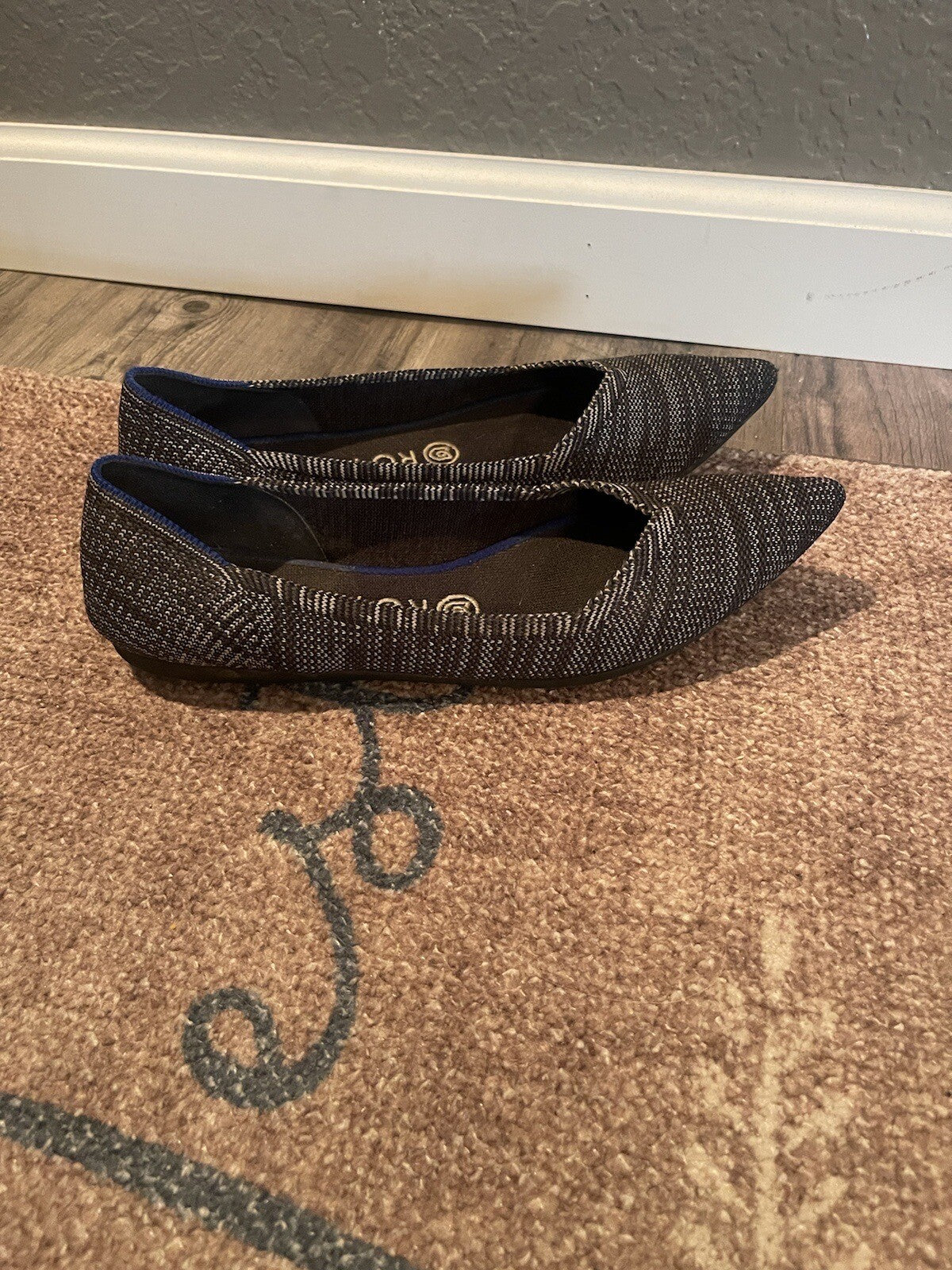 Rothy’s Charcoal Gray Mix Flats Size 8.5 