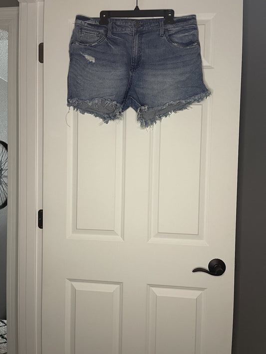 Kut From Kloth Jane Long Short Jean Shorts Size 16 Cut Off 