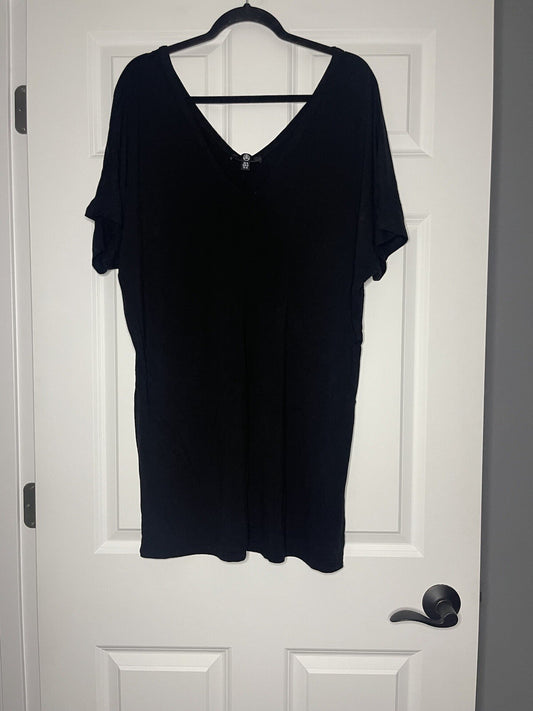 Missguided swimsuit coverup black size 10