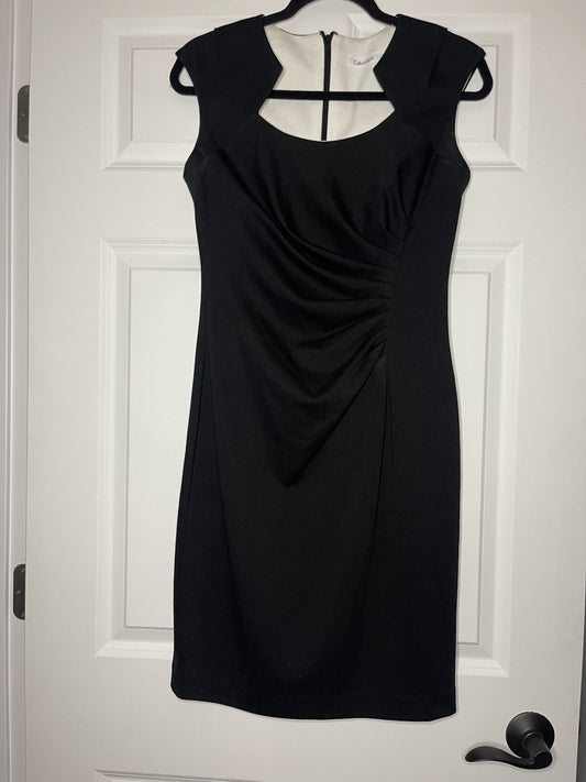 Calvin klein sleeveless dress size 4 black 