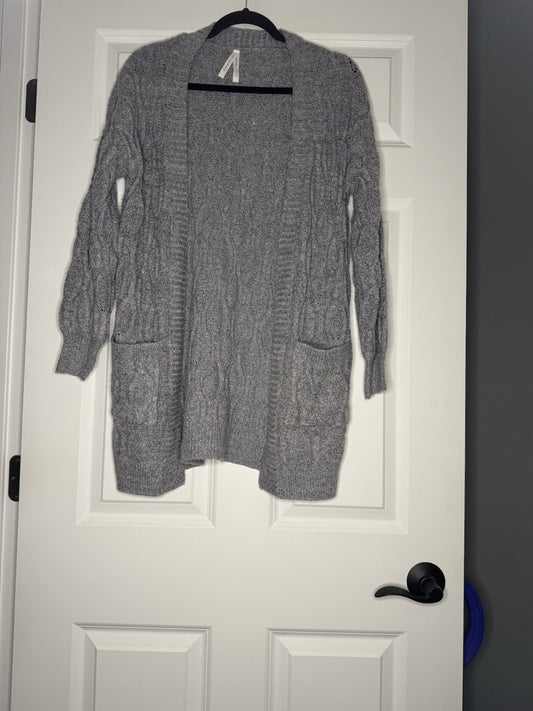Dreamers By Debut Small Knit Cardigan Gray Mix