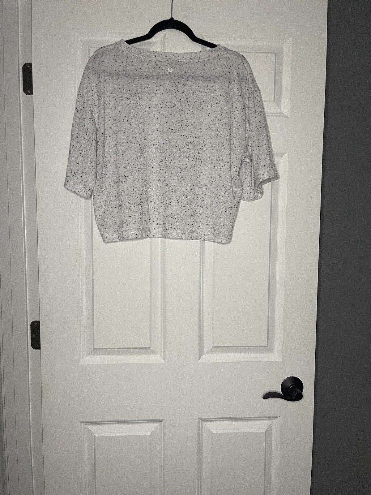Zella t shirt white with black speckles xl 