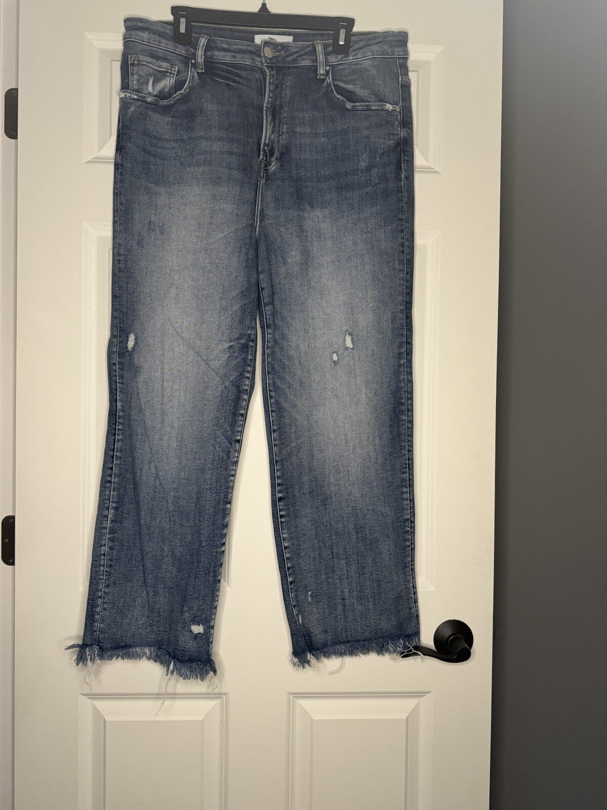 Risen Jeans 1xl Distressed Straight Jeans Style Rdp5116x 