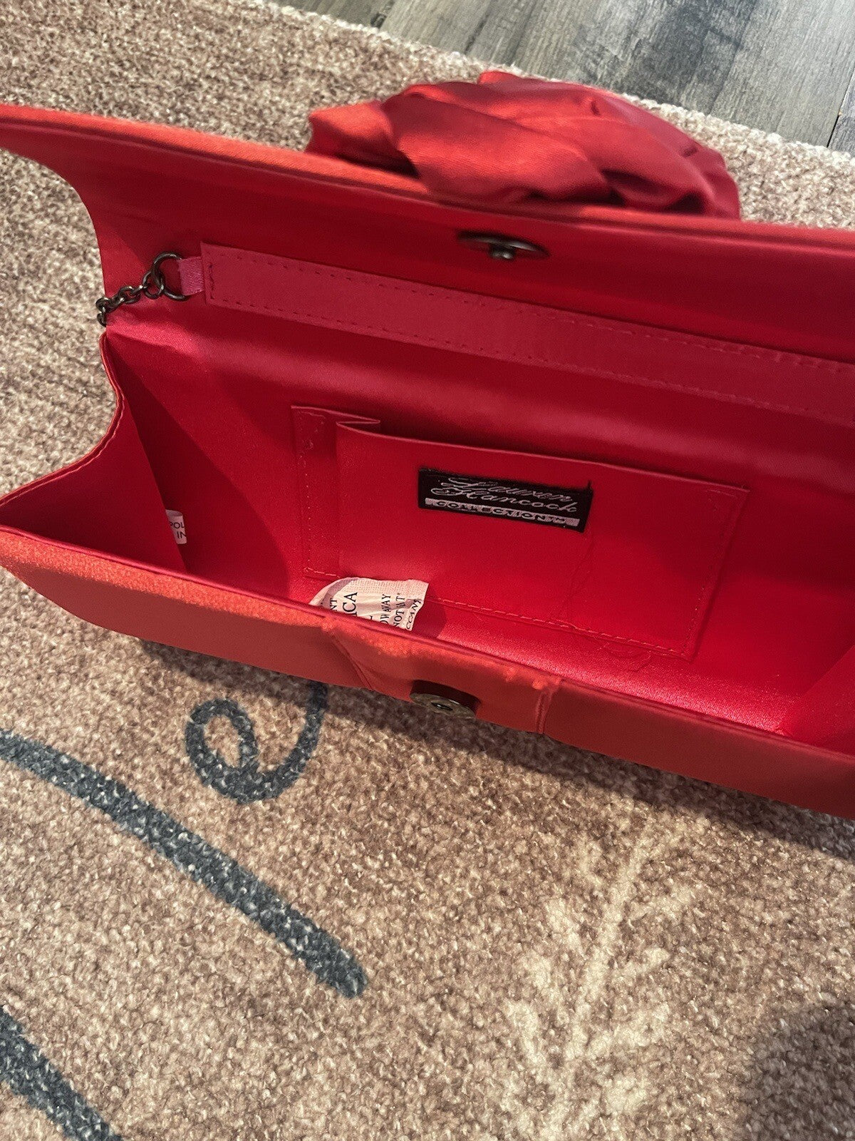 Lauren Hancock Red Rose Purse 