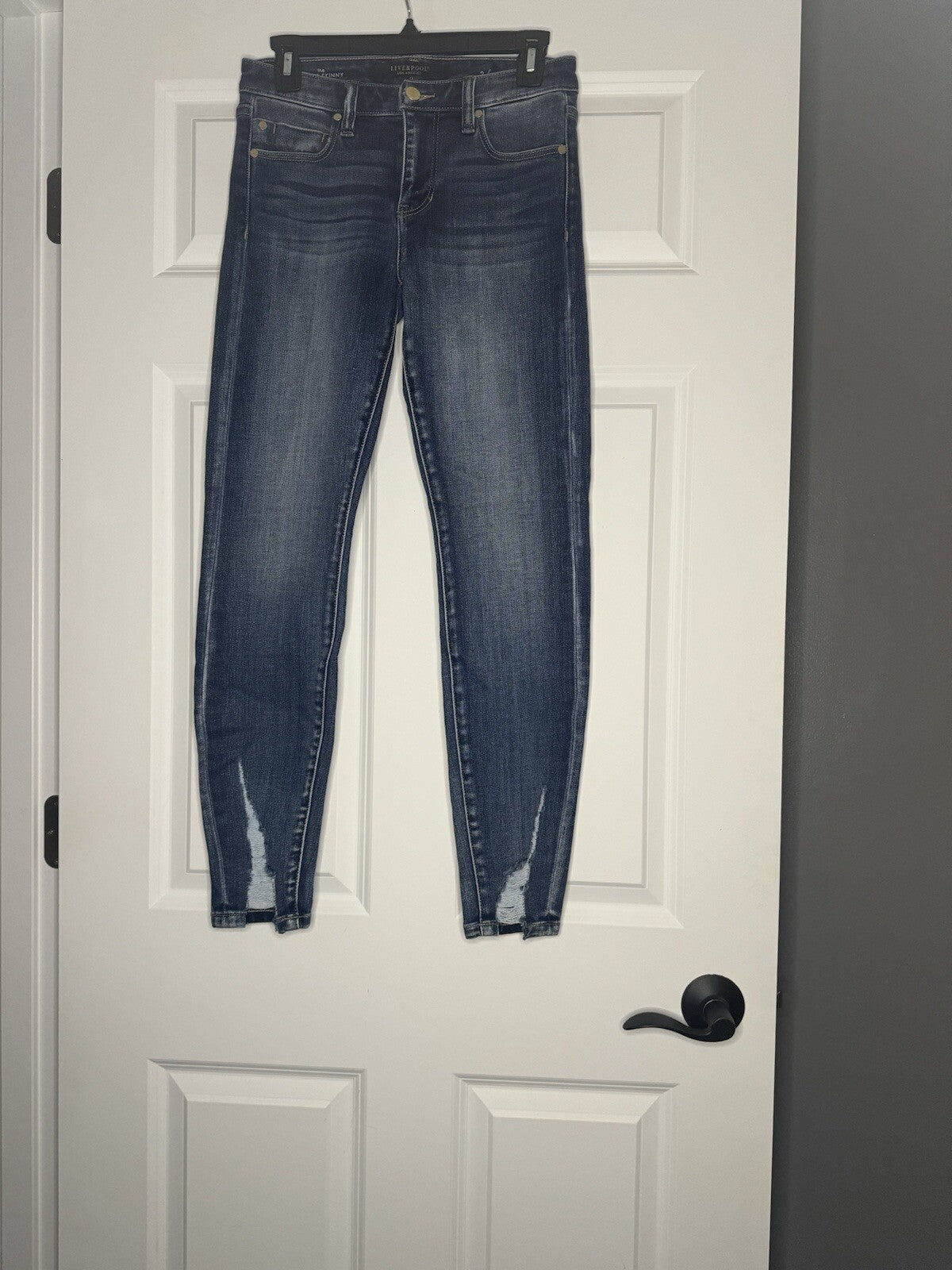 Liverpool The Ankle Skinny Jeans 2/26 Spandex 