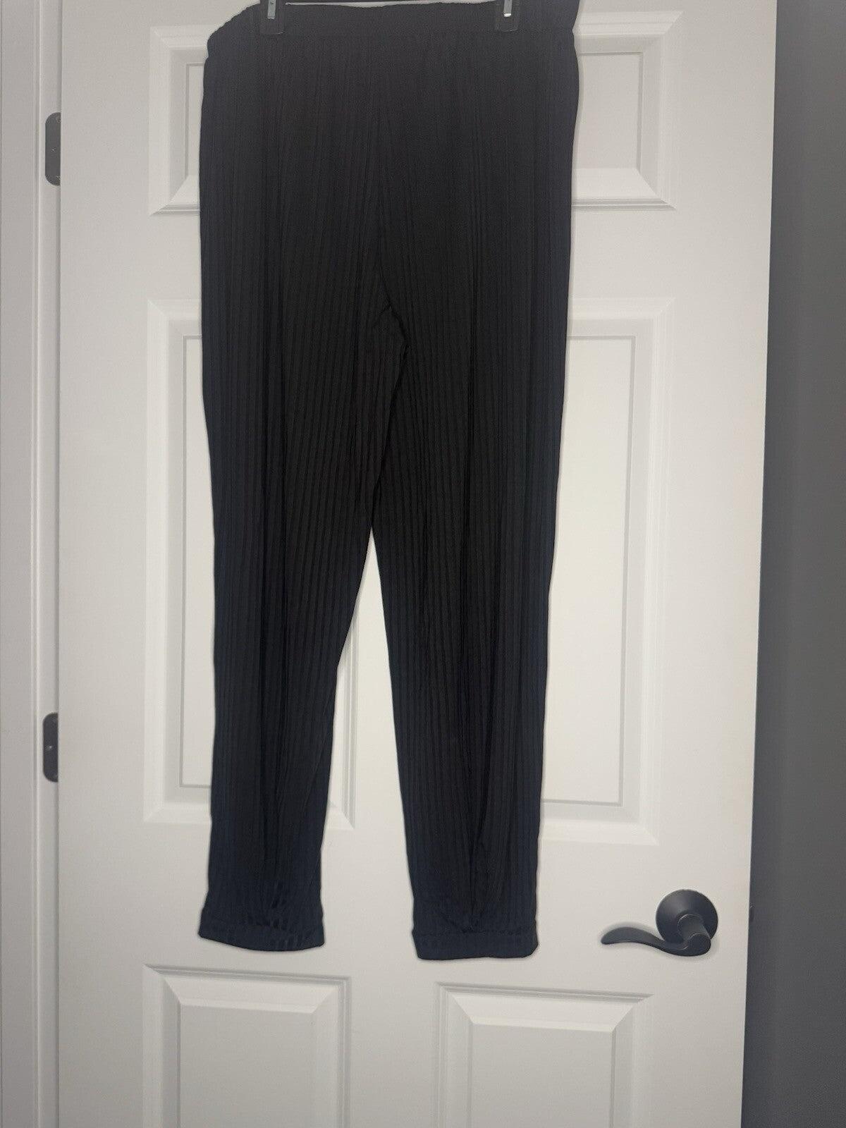 Ekouaer 2 Piece Lounge Set Black Striped 2xl Tank And Pants Nwot 