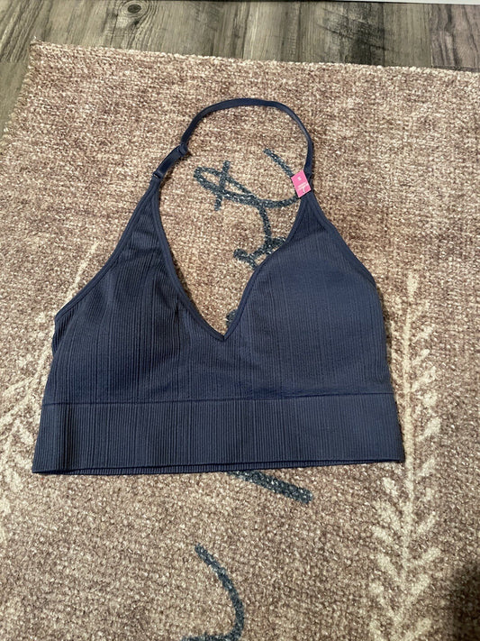 Victorias Secret Halter Bralette Blue Small Nwt 