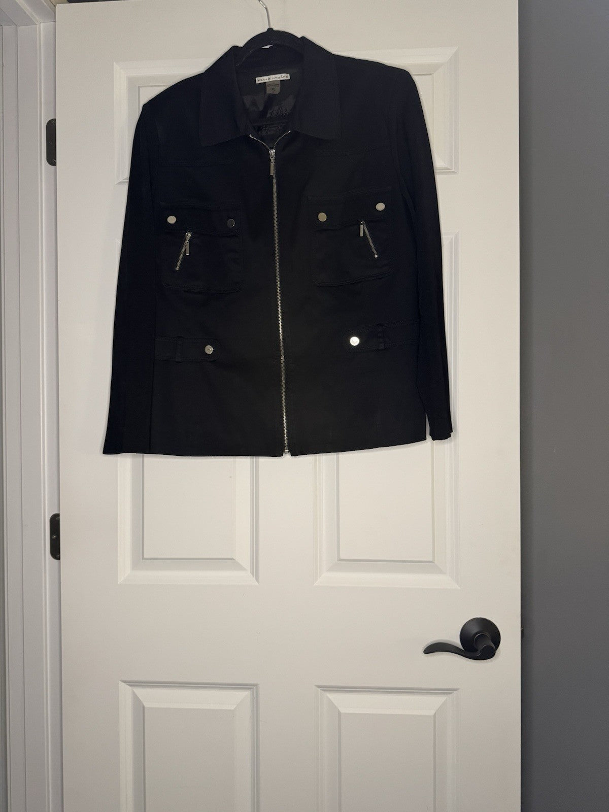 Peter Nygard Jacket Black Xl 