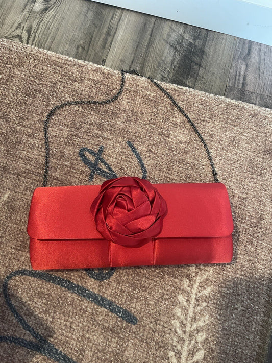 Lauren Hancock Red Rose Purse 