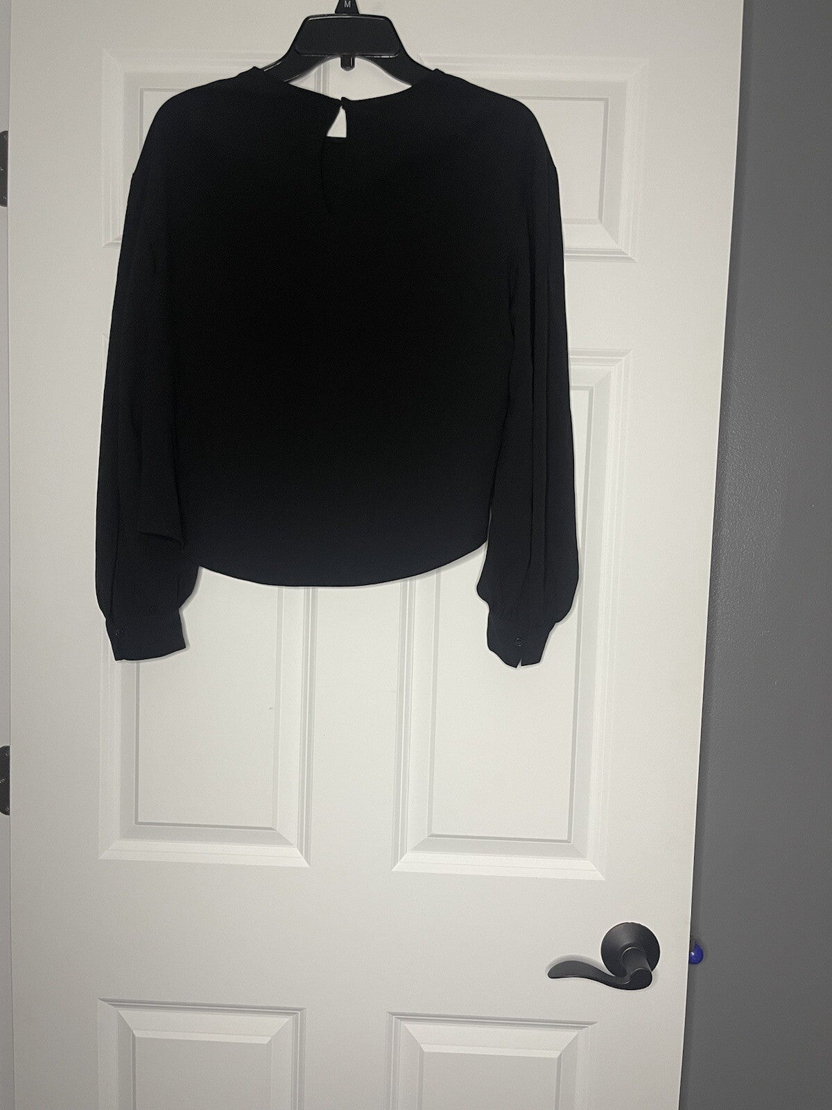 Express long sleeve blouse black xs 